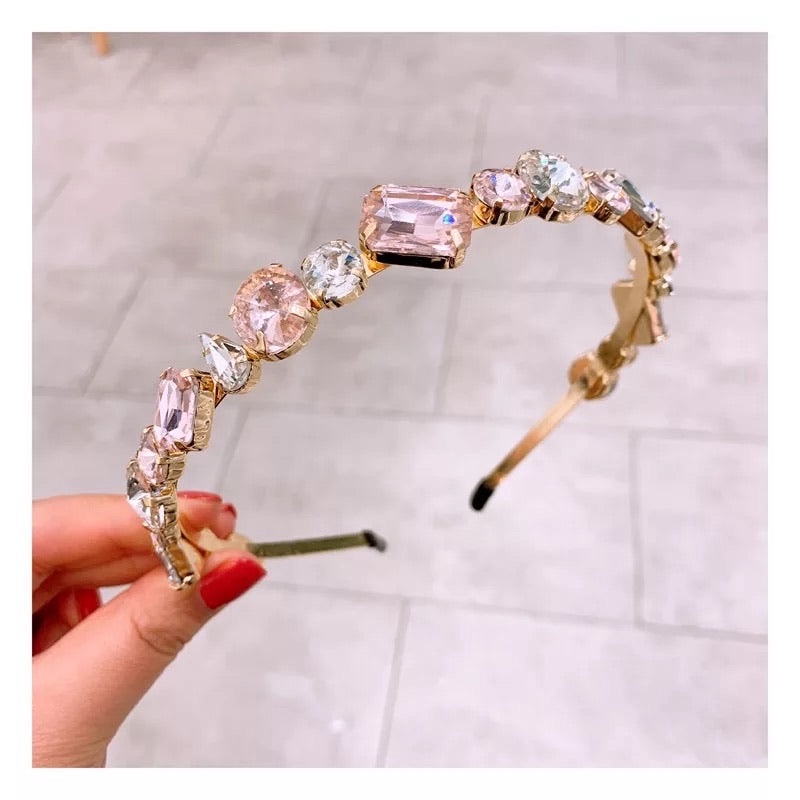 Precious Gems Headband Pink